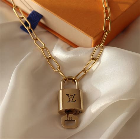 lock and key necklace louis vuitton|louis vuitton lock necklace asos.